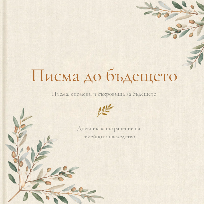 Корица на дневника Писма до бъдещето